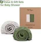 Muslin Changing Pad Cover For Baby Girls Boys-2 Pack 17 x 33  Cotton Soft Diaper
