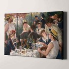 Luncheon Of The Boating Party  1880-1881  Renoir Canvas Wall Art Print