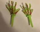 Halloween Cupcake Toppers Decor Rings Ghost Bats Eyeballs Pumpkins Spider Zombie