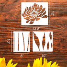 Large Flower Stencils For Painting Flower Stencils For Walls 14    Floral Stencil