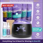 Complete Waxing Kit Set For Full Body Waxing At Home  For Women   Men