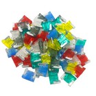  60 Pcs  Mcigicm Low Profile Mini Fuse  7a 10a 15a 20a 25a 30a Atm-lp Low    