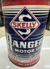 Vintage Skelly Ranger Motor Oil Old Full Metal Can Collectible One 1 Quart