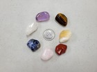 Tumbled Chakra Crystal Set 7 Seven Healing Stones Mini Kit Gemstone Tumbles