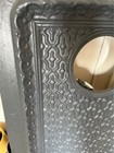 Antique Victorian Cast Iron Fireplace Shield Slate