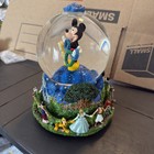 Vintage Disney Snowglobe Rare Celebration Happy New Year 2000 All Characters 
