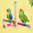 Bird Perch Toy Parakeets Toy For Small   Medium Parrots - 360   Spinning Stand Fo
