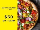  2   50 00 Gift Card For Restaurant com - Electronic Delivery   100 Total 