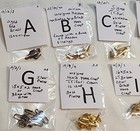 Vtg Quality Hook Clasp Jewelry Findings Repair Craft Necklace Brass Silver   622