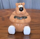 Vintage Sid Bear One Terrific Talking Cookie candy Jar  First Coast Designs Nib 