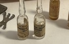 Vintage Medical Supplies Muslin Bandage Various Glass Ampules Unused Parke Davis