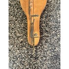Vintage Primitive Latch Hook Wood Tool Rug Making Punch Yarn Shuttle