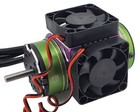 New Nhx Rc 1 8 Side Mount Alum Heatsink With Twin 40mm Cooling Fans -red
