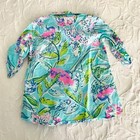 Lilly Pulitzer Bathing Swim Cover Up Tunic Dress Shirt Roll Sleeves Xs 2-3t