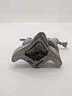 Vintage 1987 Spoontiques Pewter Wizard W snake Staff And Crystal Ball Cmr 589