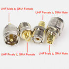 4x Pl259 So239 Connector Kits Uhf Sma Male Female Adapter Antenna Test Converter