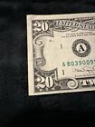 1985 Twenty Dollar Federal Reserve Note  20  Error Misprint Misaligned