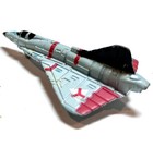 1989 Kenner Mega Force Triax Fighter Bomber W  Red Wingflaps