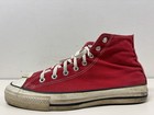 Made In Usa Converse All Star Chuck Taylor Men   s Size 9 5 Red Vintage