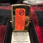 Zippo Windproof High Polished Brass Lighter    254b  New In Box