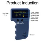 Handheld 125khz Rfid Duplicator Key Copier Reader Writer Id Card Cloner   5 Keys