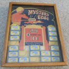 Vintage 1940s Mustery Edge Razor Blade Store Countertop Advertising Display
