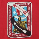Vtg Order Of The Arrow T-shirt Indiana University Single Stitch 1990 Red Mens Xl