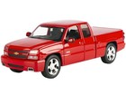 2006 Chevrolet Silverado Ss Pickup Red 1 25 Diecast Model By Motormax 79394