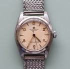 Vintage Rolex 6050 Bubbleback Automatic Luminous Stainless Steel Watch