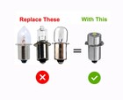 For Maglite Super Bright Led Upgrade Bulb Drop In Replacement 2 3 4 5 6 Cell C d