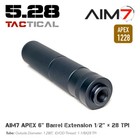 Aim7 Apex-1228 Modular Linear Compensator 1 2x28  223 5 56 Muzzle Brake Aluminum