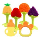 Baby Teething Toys 6 Packs Bpa Free Silicone Baby Teethers  Freezer Safe Organic
