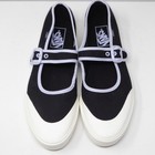 Vans Mary Jane Ballerina Black Lilac Buckle Sneakers Women Size 6 5 New