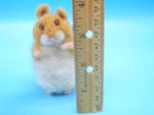 Artist Needle Felted Plush Miniature 4  Hamster