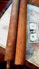 Small Antique Salvage Pair Of Quarter Sawn Oak Columns Pillars 19 1 2 
