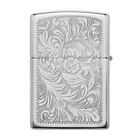 Zippo Windproof High Polished Chrome Venetian Lighter  352  New In Box