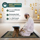 Muslim Prayer Rug With Islam Prayer Beads - Travel Prayer Mat  Islamic Gifts For