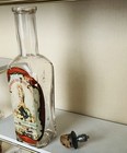 Antique French Perfume Bottle Of    parfumerie Des Trois Graces    Cork Closure