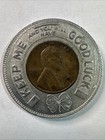 1945 White Line Laundry Co  Advertising Good Luck Token   Wheat Penny 
