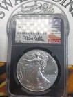 2017 American Silver Eagle Ngc Ms70 Mike Castle Hand Signed Early Releases Es105