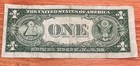 1935 F One Dollar  1 Blue Seal Silver Certificate Note Us Federal Bill Miscut