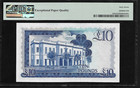 Gibraltar 10 Pounds 1986 Pmg 67 Epq Unc Pick   22b Queen Elizabeth Ii  Series A