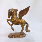Solid Brass Pegasus Winged Flying Horse 4 Inches Tall Fantasy Mythical