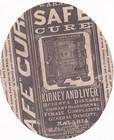 1800 s Victorian Trade Card Advertisement Cut Out Scrap -oval Mother Daughter