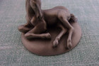 Vintage 1982  Hudson Miniture Pewter Laying Horse