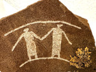 Petroglyph Rock Art Etched Sandstone 