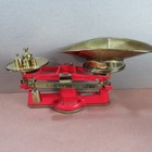 Antique Howe Scale Co Rutland Vt Model 8462 Counter Balance 6lb Scale Brass Weig