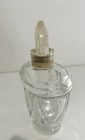 Vintage Glass Perfume Bottle With Stopper 5 5    Marked  5