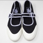 Vans Mary Jane Ballerina Black Lilac Buckle Sneakers Women Size 8 5 New