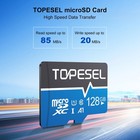 128gb Micro Sd Card With Adapter Class 10 Micro Sdxc Card Uhs-1 Memory Card H   